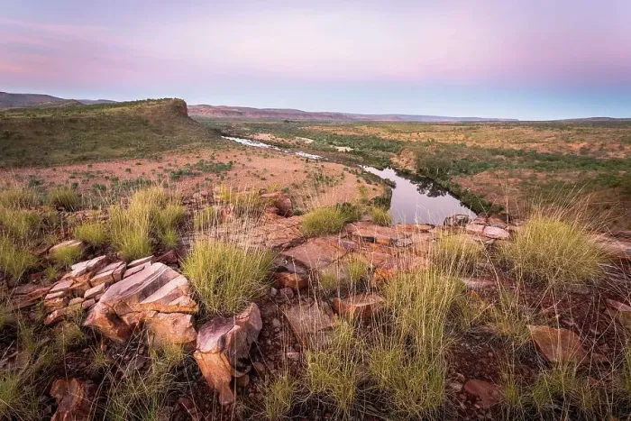 Framed Print : Sunset in remote Western Australia