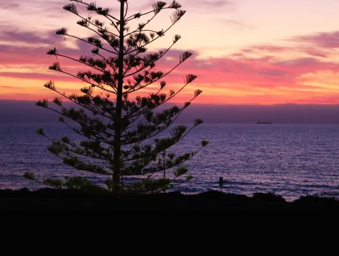 Framed Print : Sunset at Scarborough