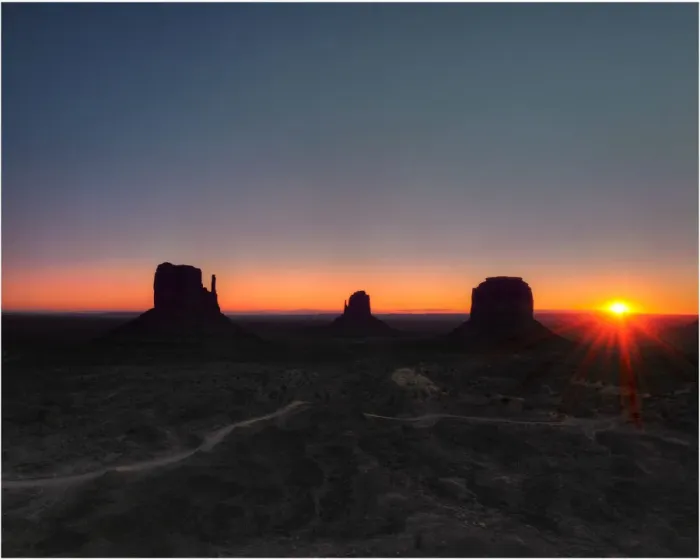 Framed Print : Sunstar on the horizon, Monument valley, Arizona, USA Framed Print : Sunstar on the horizon, Monument valley, Arizona, USA