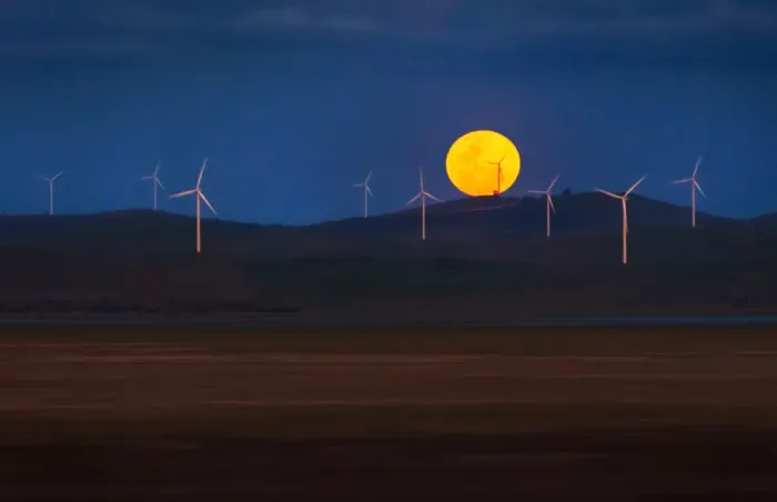 Framed Print : Super moon