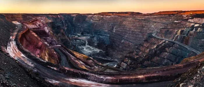 Framed Print : Super Pit gold mine