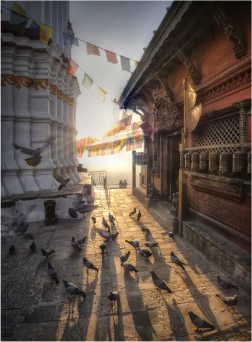 Framed Print : Swayambunath, Western Himalayas, Nepal Framed Print : Swayambunath, Western Himalayas, Nepal