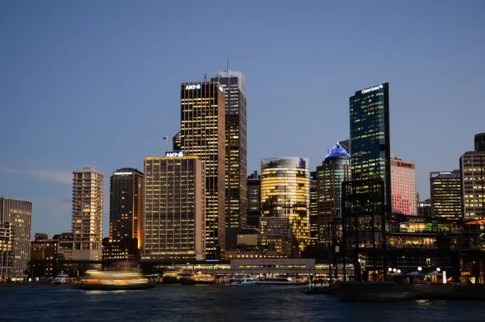 Framed Print : Sydney during the blue hour Framed Print : Sydney during the blue hour