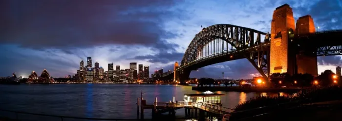 Framed Print : Sydney blue hour