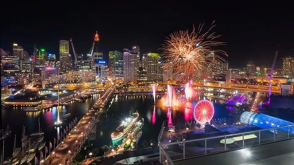 Sydney City and Darling Harbour Firework