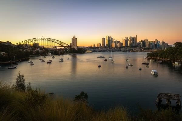 Sydney City Sunrise at Waverton, Australia