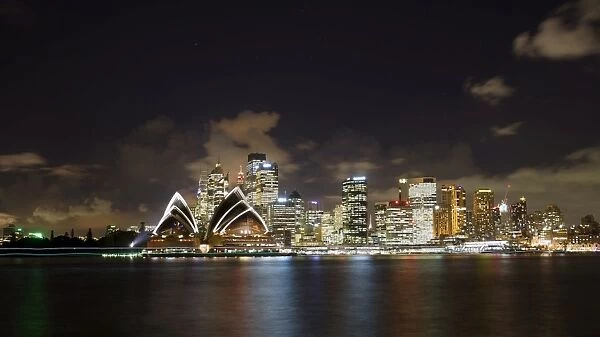 Sydney city view at night