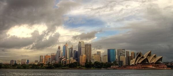Sydney cityscape in cloudy day