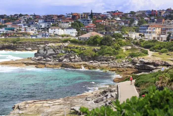 Framed Print : Sydney coastline