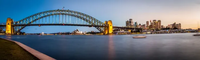 Framed Print : Sydney Evening Skyline Framed Print : Sydney Evening Skyline