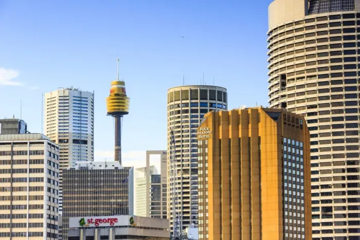 Framed Print : Sydney financial district Framed Print : Sydney financial district