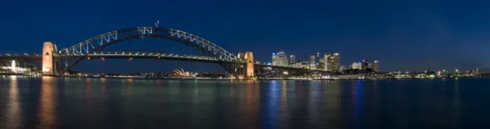 Framed Print : Sydney Harbor at Dusk Framed Print : Sydney Harbor at Dusk