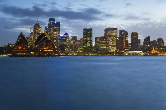Framed Print : Sydney Harbor & Opera House, Australia