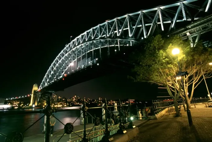 Framed Print : Sydney Harbour Bridge at Night Framed Print : Sydney Harbour Bridge at Night