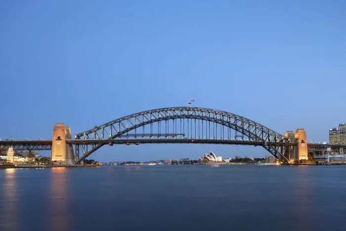Framed Print : Sydney Harbour Bridge and Opera House