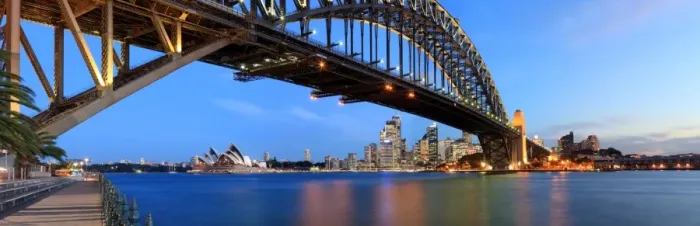 Framed Print : Sydney Harbour Bridge Panorama