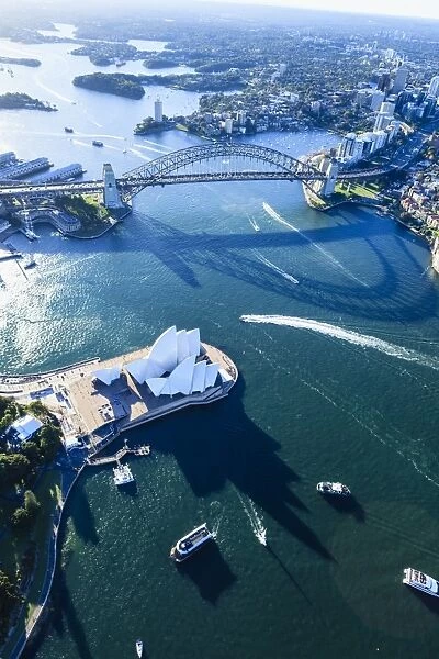 Sydney Harbour Bridge and shadow