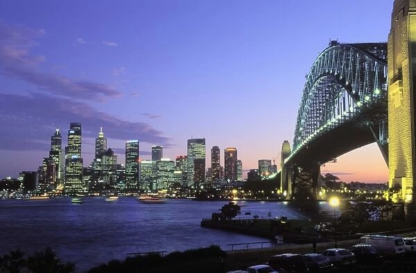 Sydney Harbour Bridge and skyline, Australia