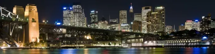 Framed Print : Sydney at Night