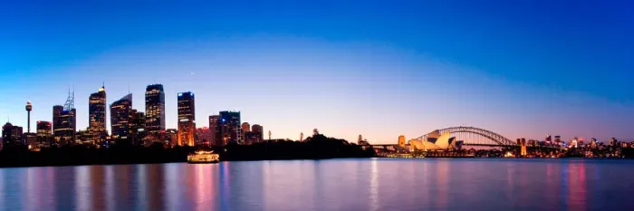Framed Print : Sydney skyline at dusk Framed Print : Sydney skyline at dusk