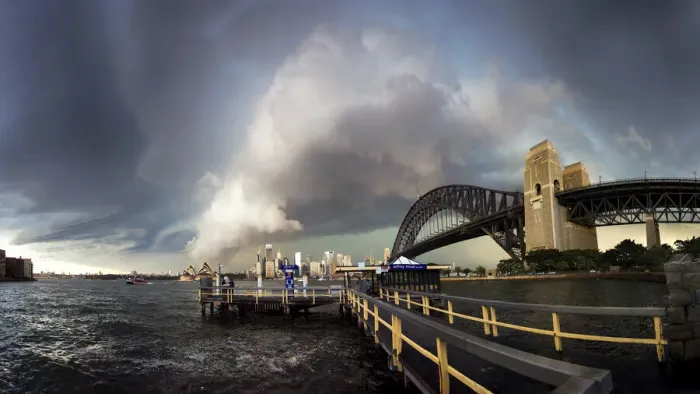 Framed Print : Sydney storm season Framed Print : Sydney storm season