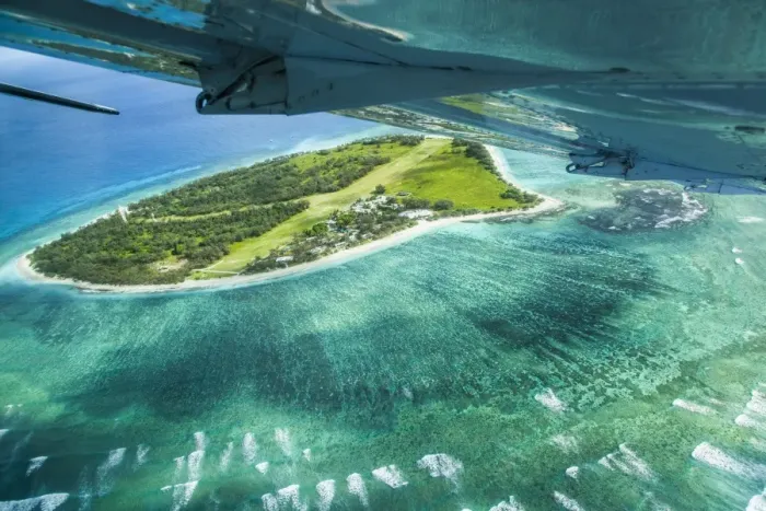 Framed Print : Taking off from Great Barrier Reef Framed Print : Taking off from Great Barrier Reef