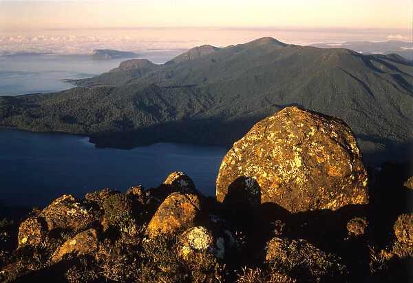 Tasmania, Southwest National Park, Ironbnound Range, New River Lagoon