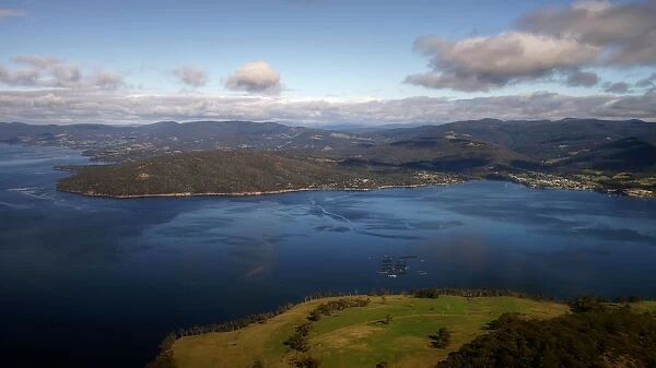 Tasmanian picturesque coastline south of Hobart