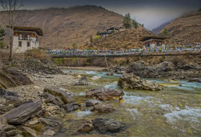 Framed Print : Temple compound near Paro, Kingdom of Bhutan, Eastern Himalayas Framed Print : Temple compound near Paro, Kingdom of Bhutan, Eastern Himalayas