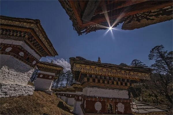 Temple at Dochela Pass, Bhutan