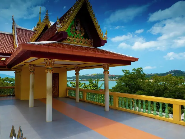 Framed Print : Temple Grounds at the Big Buddha, Ko Samui, Thailand Framed Print : Temple Grounds at the Big Buddha, Ko Samui, Thailand