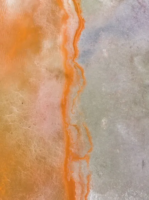 Framed Print : Textures in a dry salt lake photographed from a drone, Ashville, South Australia, Australia Framed Print : Textures in a dry salt lake photographed from a drone, Ashville, South Australia, Australia