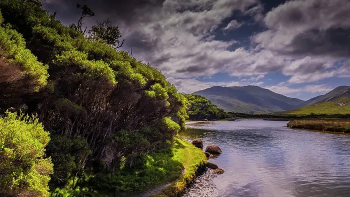 Framed Print : Tidal river, Wilson's Promontory National Park, South Gippsland Victoria Australia