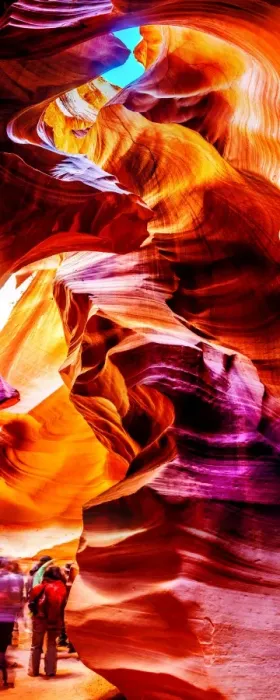 Framed Print : Tourists of Upper Antelope Canyon