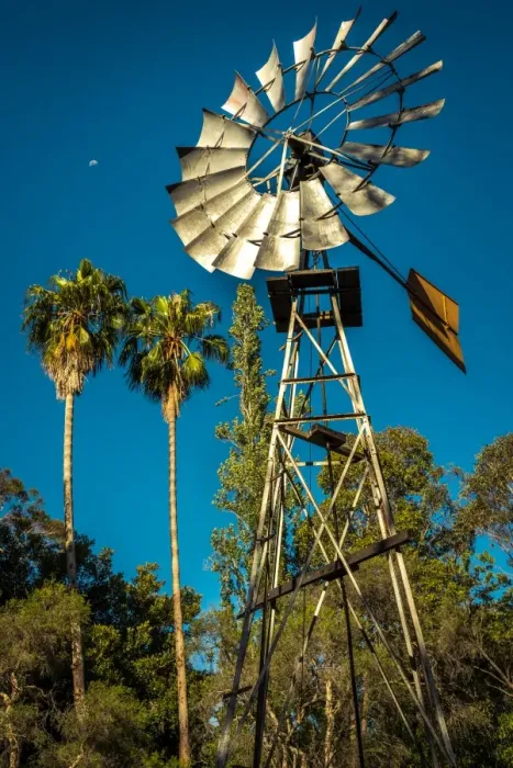 Framed Print : Traditional Australian Windmill