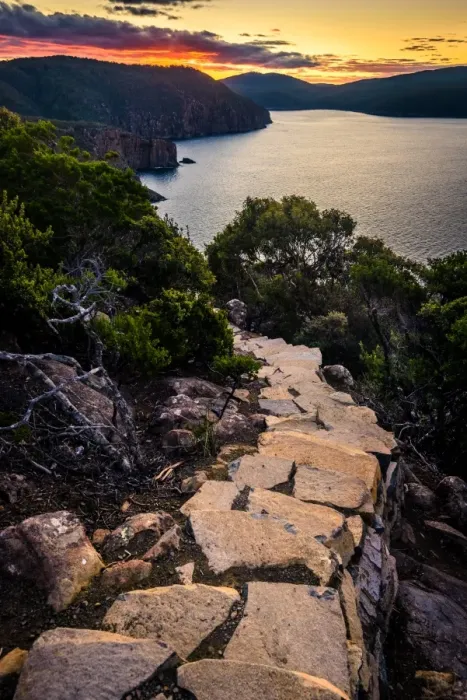 Framed Print : Trail to Cape Hauy