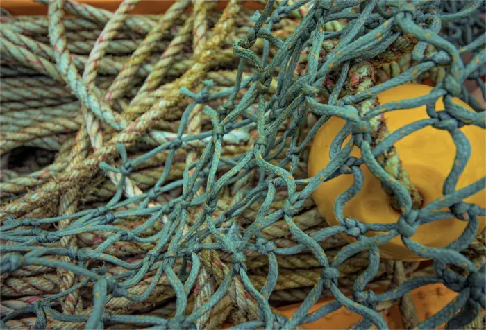 Framed Print : Trawler fishing chains and ropes, Shetland Island, Scotland Framed Print : Trawler fishing chains and ropes, Shetland Island, Scotland