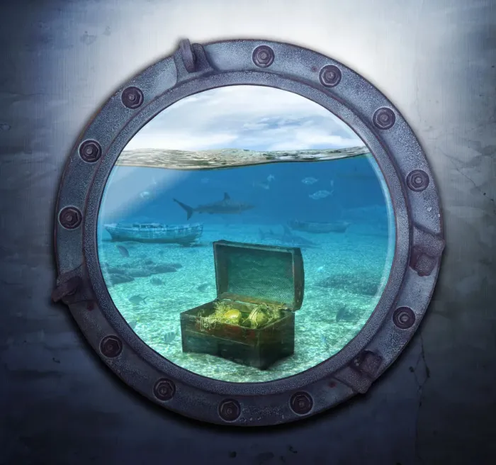 Framed Print : Treasures of the deep Framed Print : Treasures of the deep