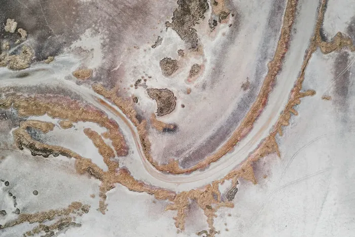 Framed Print : Tributary of the King River seen from a drone point of view, The Kimberley, Western Australia, Australia