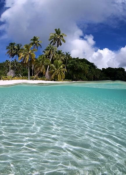 Tropical beach in Fiji