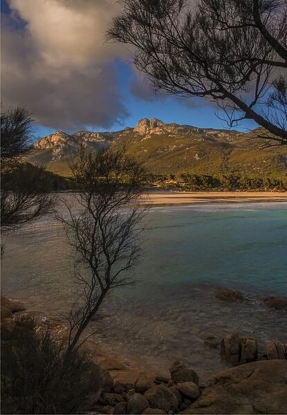 Trousers point dusk, Flinders Island, Bass Strait, Tasmania, Australia
