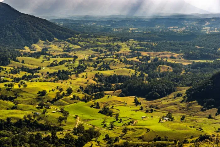 Framed Print : Tweed Valley in New South Wales Framed Print : Tweed Valley in New South Wales