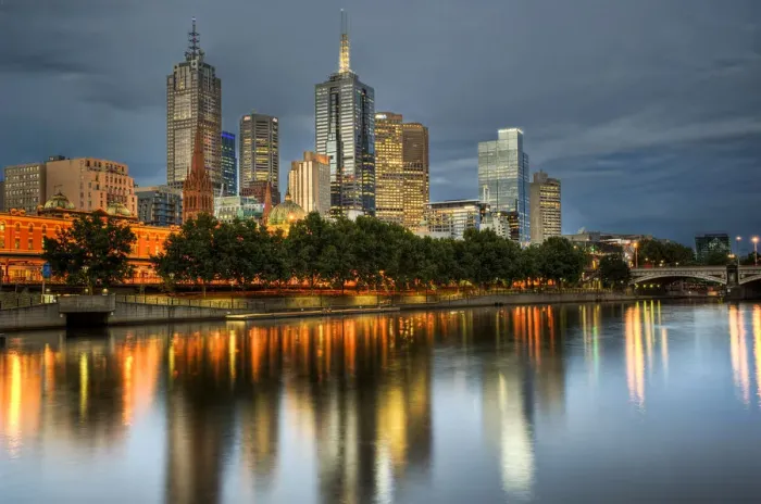 Framed Print : Unreal Melbourne Framed Print : Unreal Melbourne