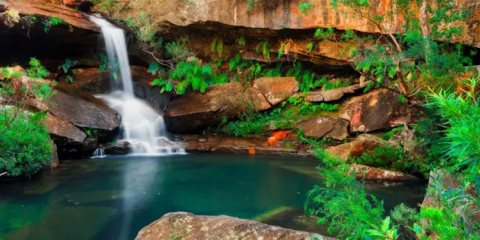 Framed Print : Upper Gledhill Falls, Ku-Ring-Gai National Park Framed Print : Upper Gledhill Falls, Ku-Ring-Gai National Park