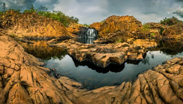Framed Print : Upper Pool of Edith Falls Framed Print : Upper Pool of Edith Falls