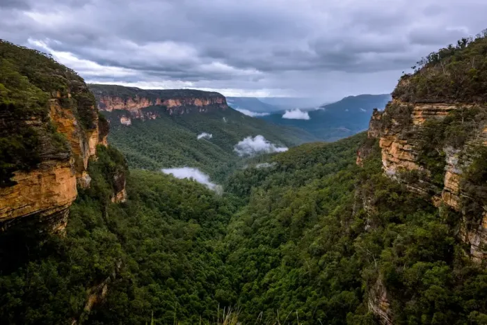 Framed Print : Valley of the Waters in Blue Mountains of New South Wales Framed Print : Valley of the Waters in Blue Mountains of New South Wales