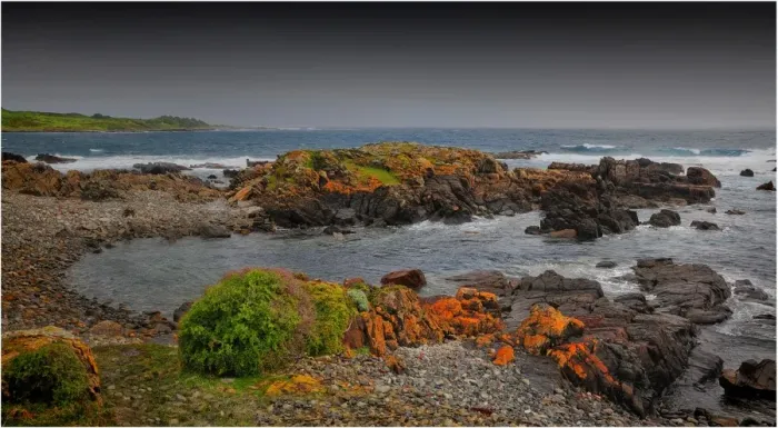 Framed Print : Victoria cove, King Island, Bass Strait, Tasmania, Australia