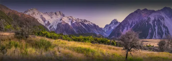Framed Print : View to Aoraki Mount Cook, South Island of New Zealand Framed Print : View to Aoraki Mount Cook, South Island of New Zealand