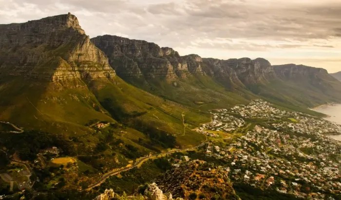 Framed Print : View of the Twelve Apostles from Lions Head