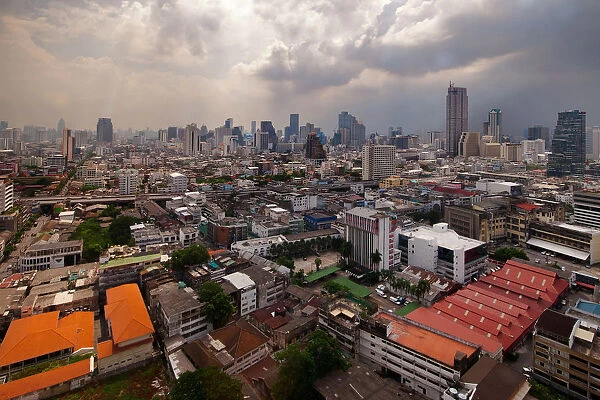 View of Bangkok City and the Surroundings, Thailand